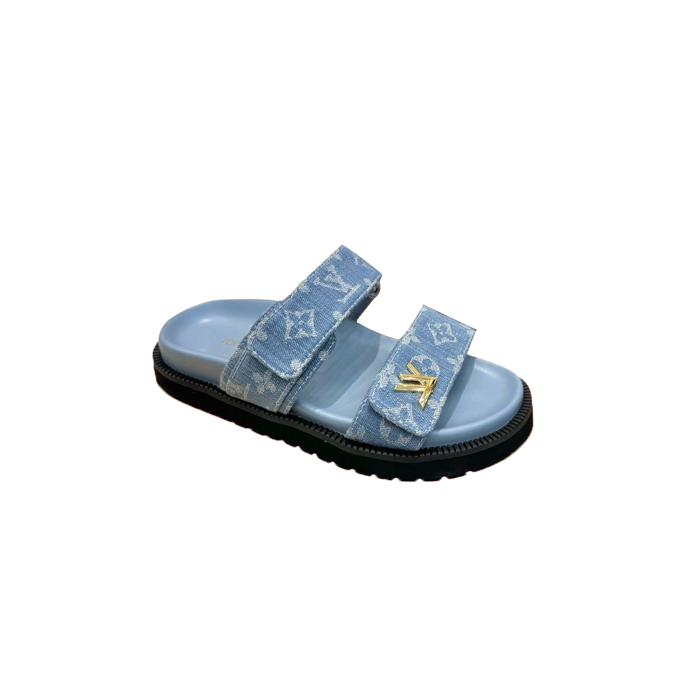 l**is V*t*n denim flat comfort mule 1ad1hk